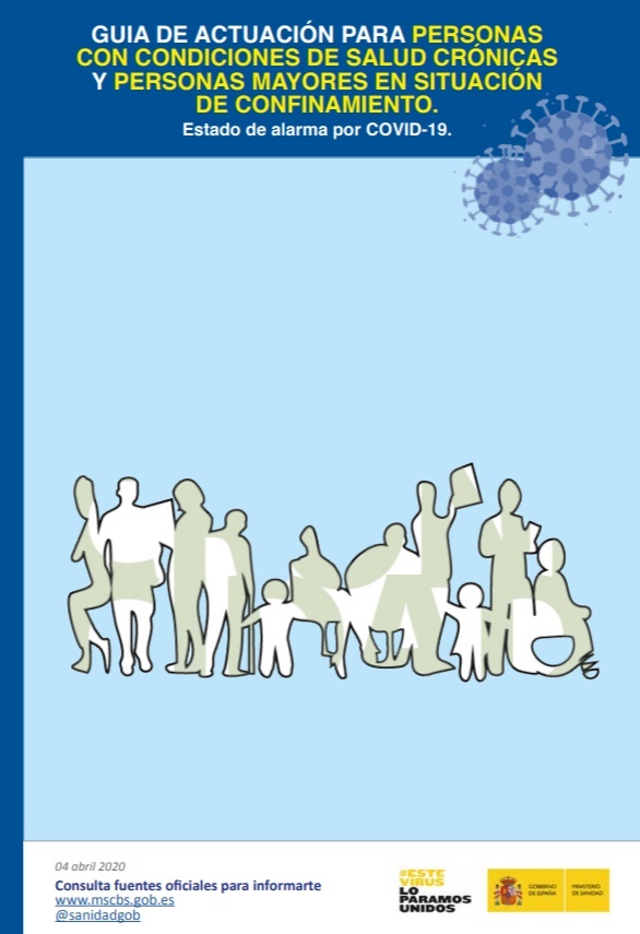 PortadaGuiaMayoresCOVIDMinisterio