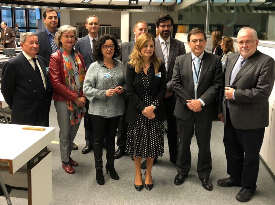 foto de familia de delegación andaluza en Bruselas