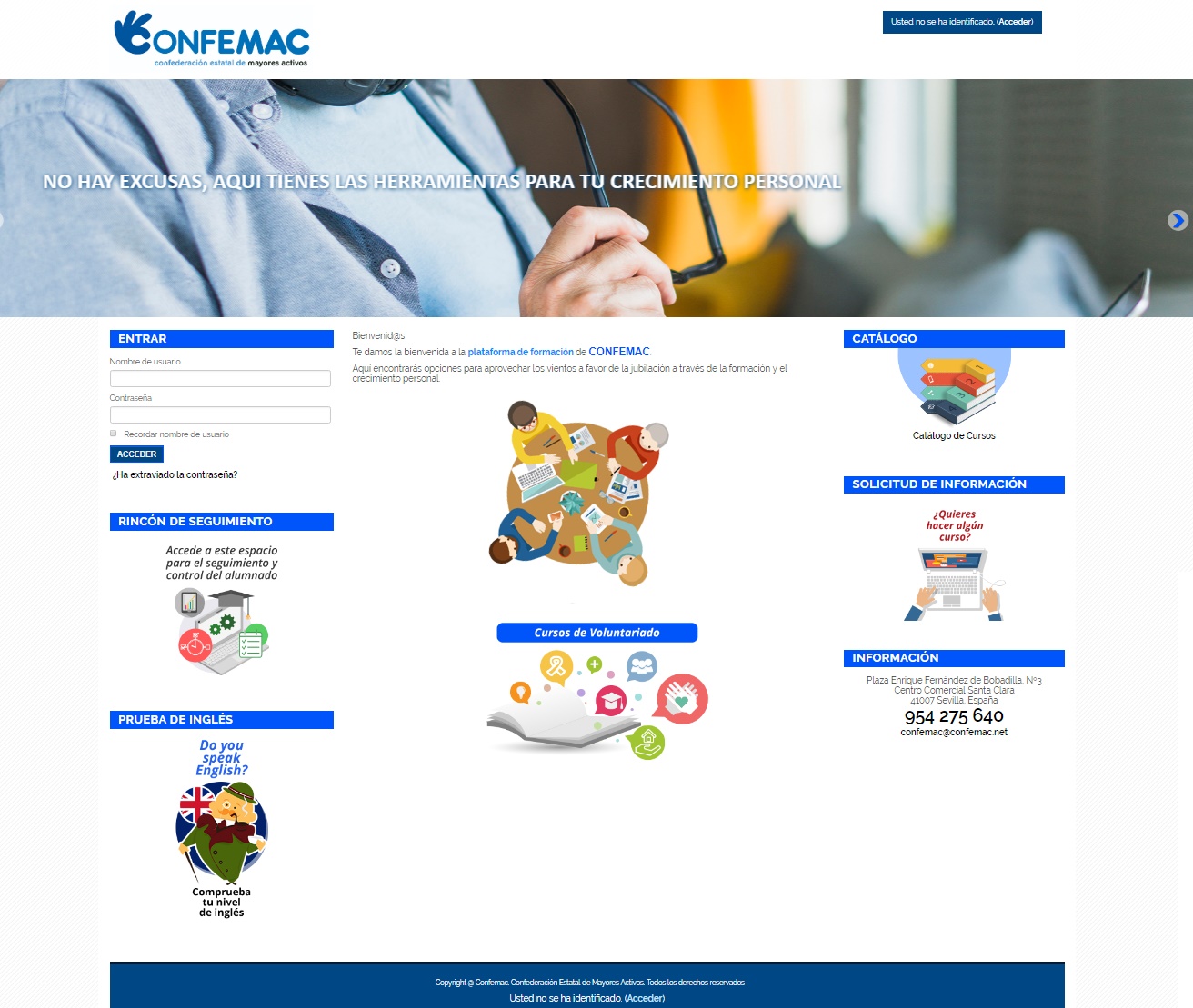 Imagen home principal plataforma formación CONFEMAC