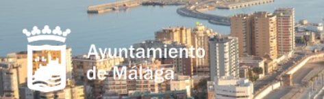 Imagen de Ayuntamiento de Málaga -vista panorámica de Málaga con el logotipo del Ayuntamiento.