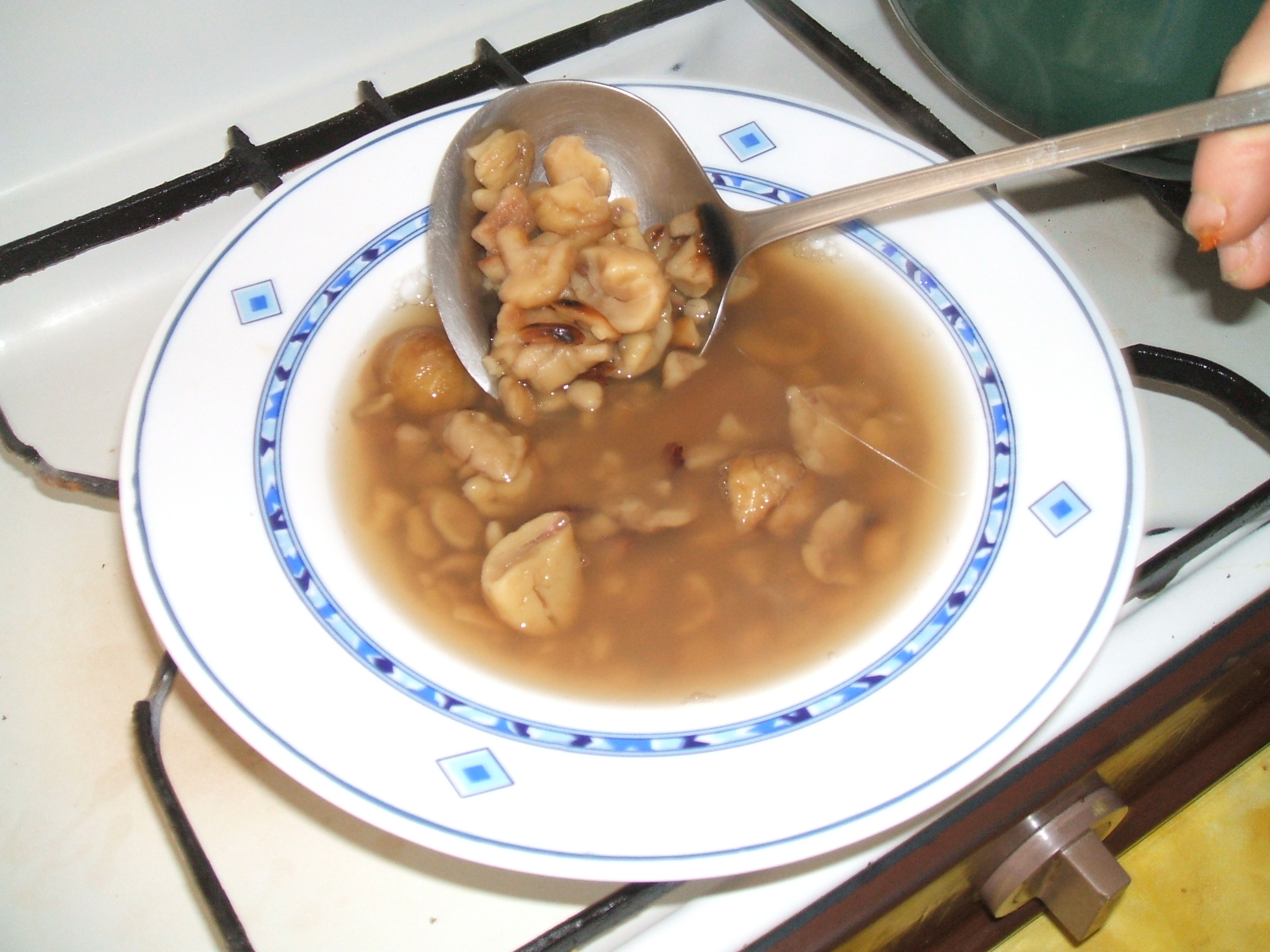 Potaje de castañas y anís